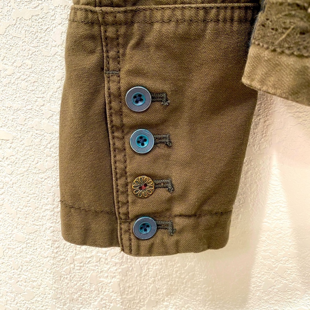 Anthropologie Hei Hei Delaine Blazer olive green - Picture 7 of 10